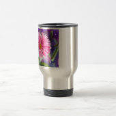 紫色の花 トラベルマグ (中央)