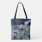 紫色の花 トートバッグ (裏面)