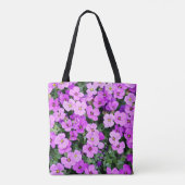 紫色の花 トートバッグ (裏面)
