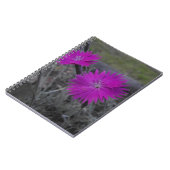 紫色の花 ノートブック (左側)