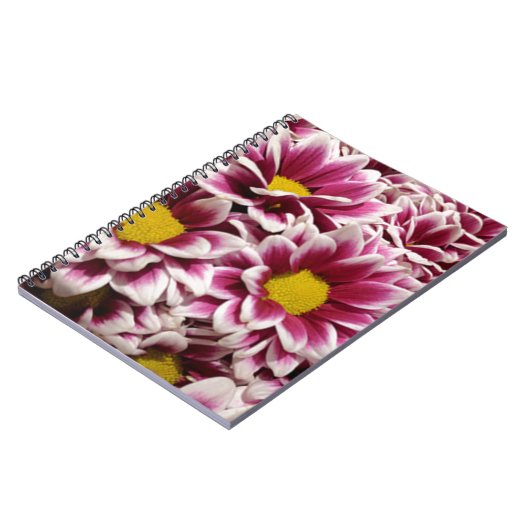 紫色の花 ノートブック (左側)