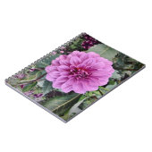 紫色の花 ノートブック (左側)