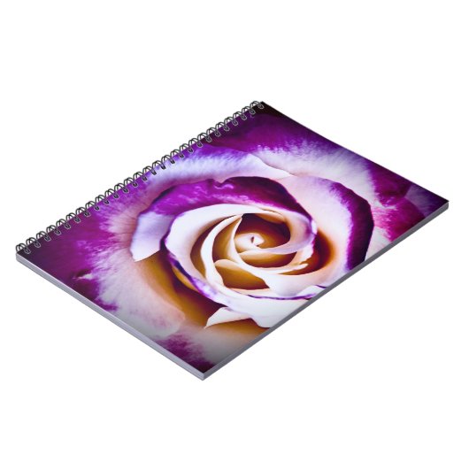 紫色の花 ノートブック (左側)