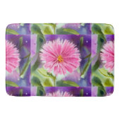 紫色の花 バスマット (正面)