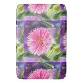 紫色の花 バスマット (正面縦)