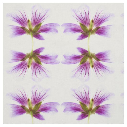 紫色の花 ファブリック (見本)