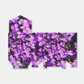 紫色の花 フェイバーボックス (折り畳みなし)