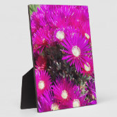 紫色の花 フォトプラーク (側面)