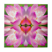 紫色の花 – フラクタルアート – タイル (正面)