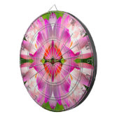 紫色の花 – フラクタルアート –  ダーツボード (正面右)