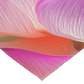 紫色の花 – フラクタルアート – ロングテーブルランナー (コーナー)