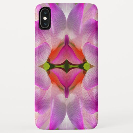 紫色の花 – フラクタルアート – Case-Mate iPhoneケース (裏面)