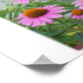 紫色の花 ポスター (角)