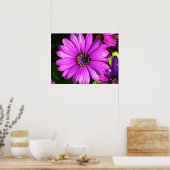 紫色の花 ポスター (キッチン)