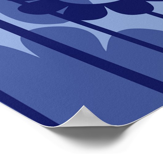 紫色の花 ポスター (角)