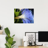 紫色の花 ポスター (ホームオフィス)