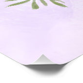 紫色の花 ポスター (コーナー)