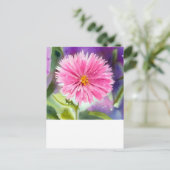 紫色の花 ポストカード (スタンド正面)