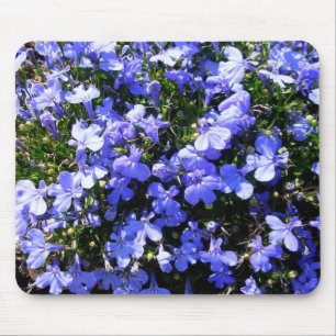 紫色の花 マウスパッド