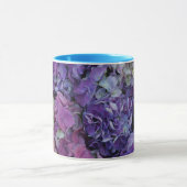 紫色の花 マグカップ (中央)