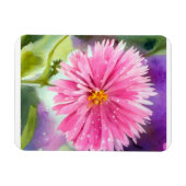 紫色の花 マグネット (横)