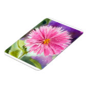 紫色の花 マグネット (左側)