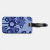 紫色の花 ラゲッジタグ (裏面横)