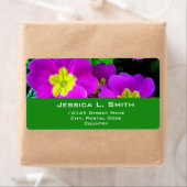 紫色の花 ラベル (インサイチュ)