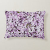 紫色の花、夏の新鮮な背景。 アクセントクッション (裏面)