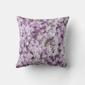 紫色の花、夏の新鮮な背景。 クッション (裏面)