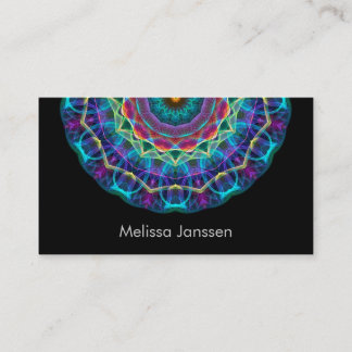 紫色の花-曼荼羅 名刺