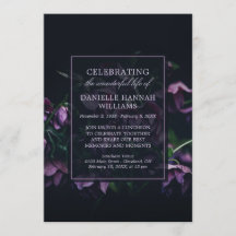 紫色の花-生命記念物のお祝い