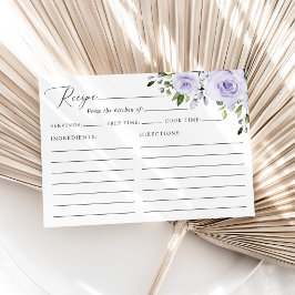 紫色の花、緑、ブライダルシャワーレシピ