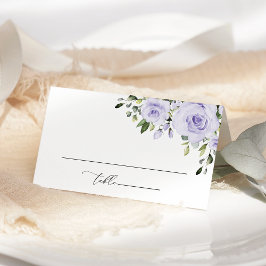 紫色の花、薄紫の花、フローラ プレイスカード