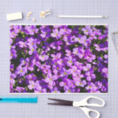 紫色の花 薄葉紙 (クラフト)