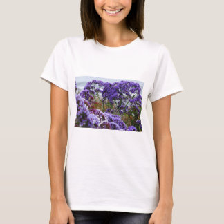 紫色の花 Tシャツ