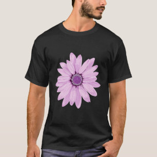 紫色の花 Tシャツ