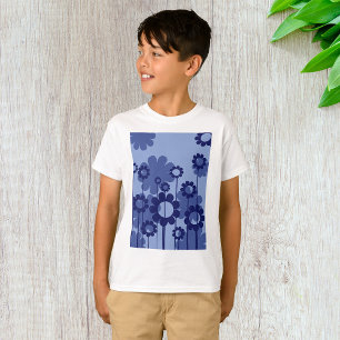 紫色の花 Tシャツ