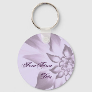 紫色の花Keychain キーホルダー