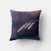 紫色の草- クッション (裏面)