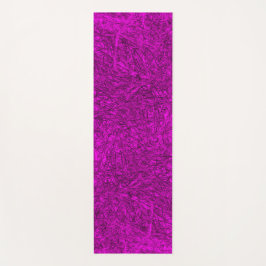 紫色の落書き ヨガマット