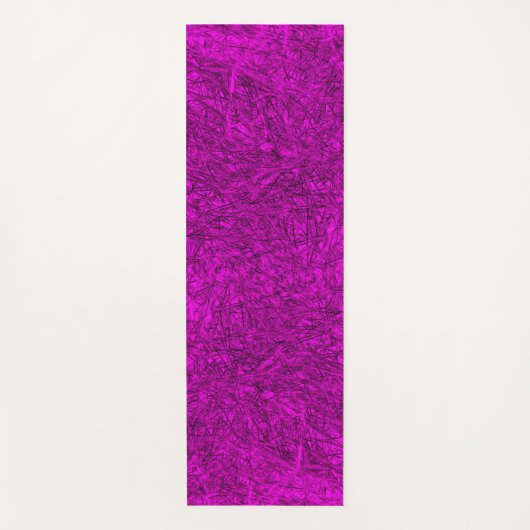 紫色の落書き ヨガマット (正面)
