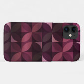 紫色の葉のパタモダンーン Case-Mate iPhoneケース (裏面(横))