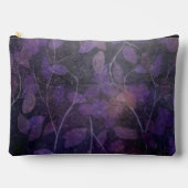 紫色の葉の光彩 アクセサリーポーチ (正面)