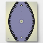 紫色の葉 フォトプラーク (正面)