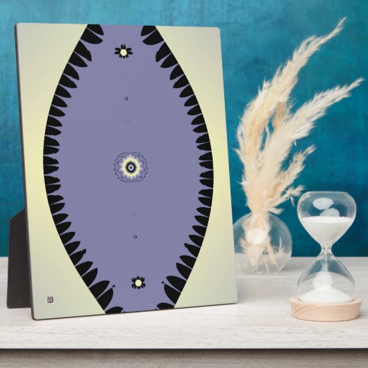 紫色の葉 フォトプラーク (側面)