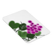 紫色の葡萄と緑葉の マグネット (右側)