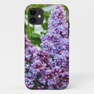紫色の薄紫の花 iPhone 11 ケース