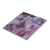 、紫色の薄紫、白、クリーム藤色 タイル (側面)