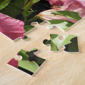 紫色の蘭のパズル ジグソーパズル (側面)